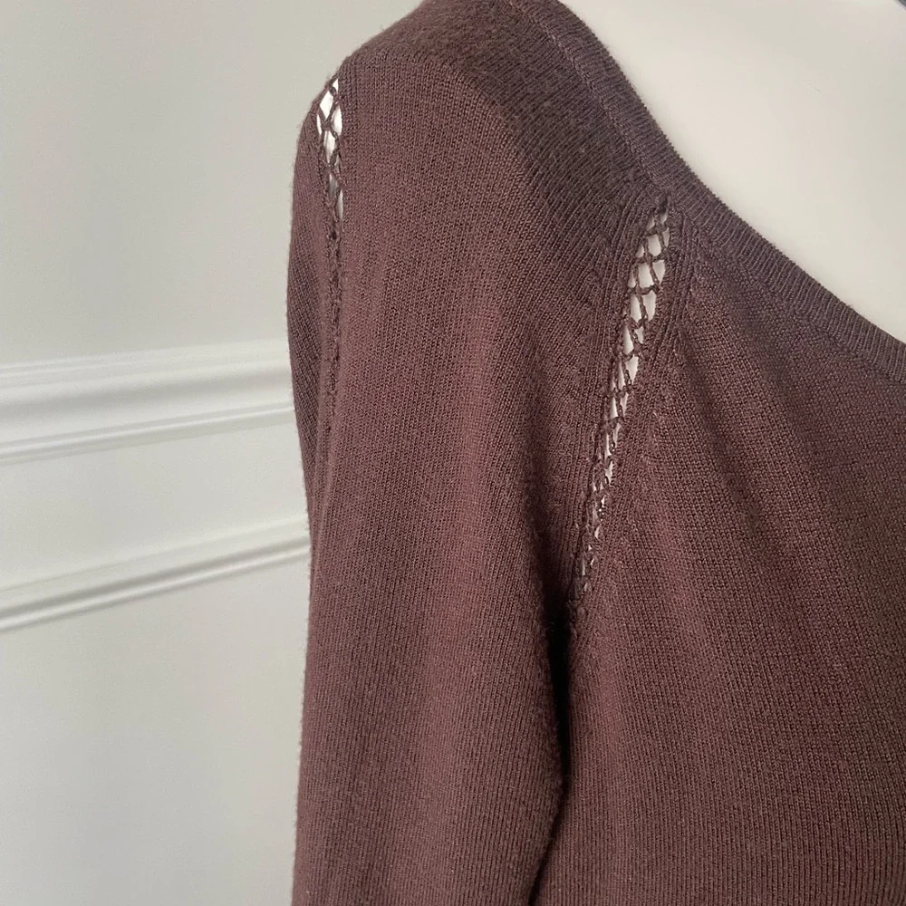 Vertigo Paris Chocolate Long Sleeve Dress - Picture 3 of 5